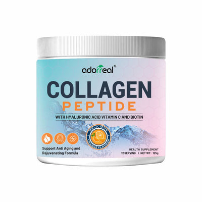 Collagen Builder with Vitamin C & Hyaluronic Acid,Biotin -125 gm (Orange)