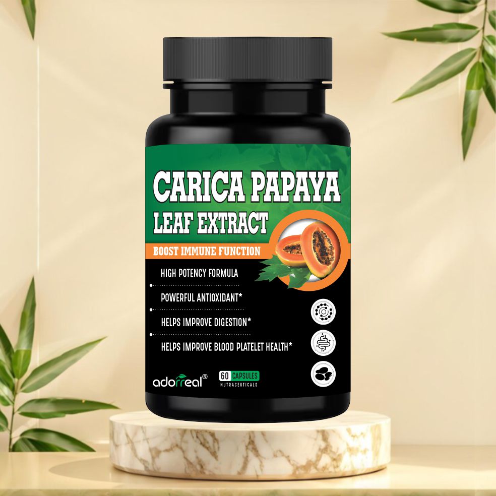 Carica Papaya Leaf Extract 60 Caps