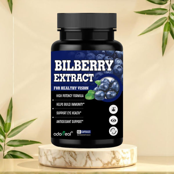 Adorreal Bilberry Extract Supports Eye Health, Vision, and Antioxidant Protection – 60 Capsules