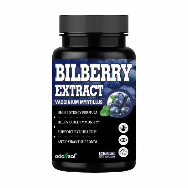 Adorreal Bilberry Extract -60 Capsules