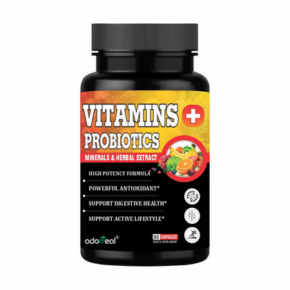 Multivitamin + Probiotics – 60 Capsules