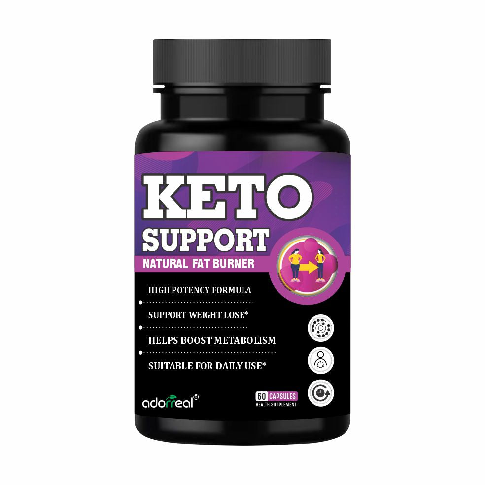 Keto Support Capsules with Green Tea, Garcinia & L-Carnitine -60 Capsules