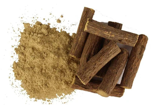 Benefits of Mulethi dry extract or  licorice root (Glycyrrhiza glabra)