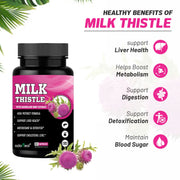 Milk Thistle & Dandelion for Liver Health | 60 Caps