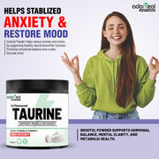 Adorreal Inositol Powder 100g | Myo-Inositol Supplement for Hormonal Balance, Mood & Ovarian Support | Pure, Non-GMO, Gluten-Free | Lab-Tested for Purity | No Fillers or Additives