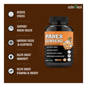 Ginseng Extract (Panax Ginseng) - Support Vitality, Stamina, Energy, Mental Health & Performance - 400mg, 120 Capsules