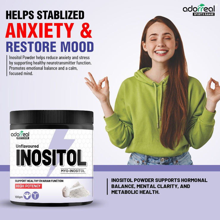 Myo Inositol Powder Supplement | 100g (Unflavoured)
