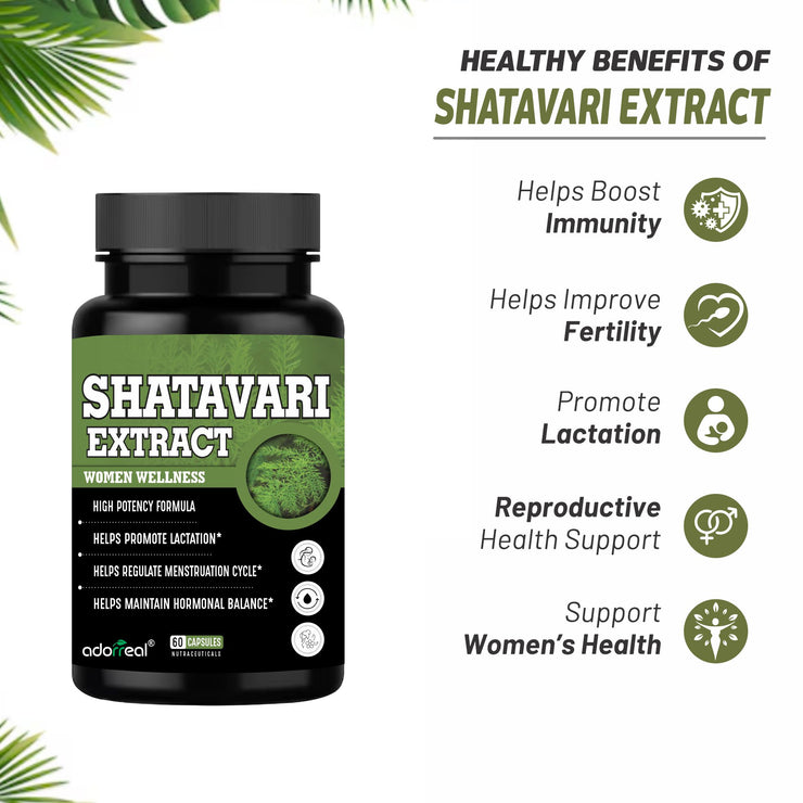 Shatavari Extract –60 Caps