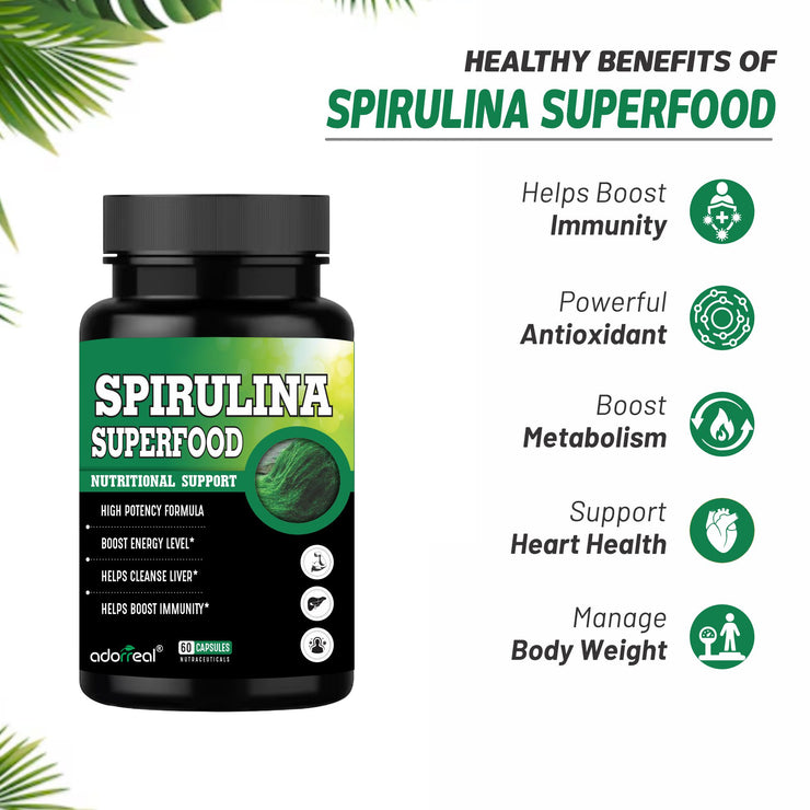 Spirulina Superfood – 60 Caps