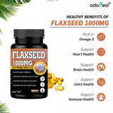 Flaxseed Oil  Omega Fatty Acid Supplement | 30 Softgels — 2
