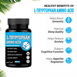 L-Tryptophan Amino Acid -60 Caps — 3