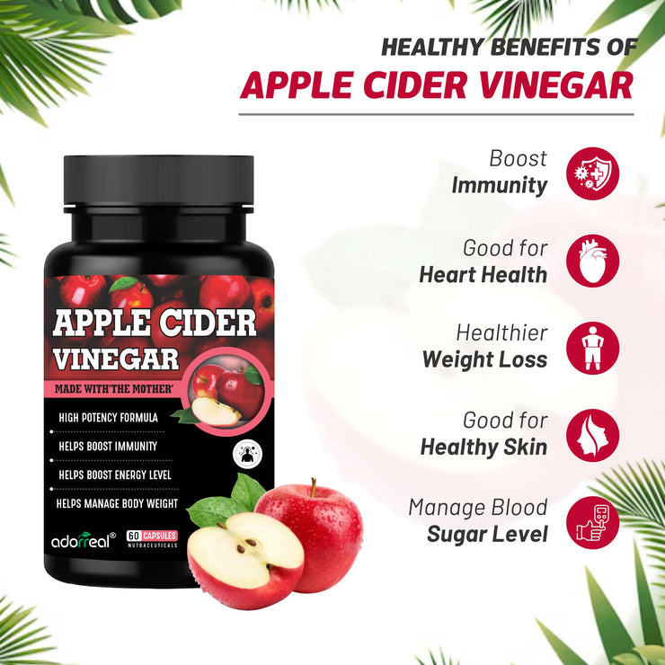 Apple Cider Vinegar for Detoxification & Digestive Health 60 capsules