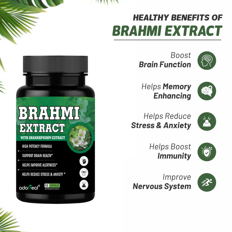 Brahmi & Shankhpushpi  Extract -60 Caps