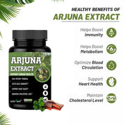 Adorreal Arjuna 600mg – Supports Heart Health, Blood Pressure & Circulation – Antioxidant-Rich Superfruit – Vegan, Non-GMO, 60 Capsules