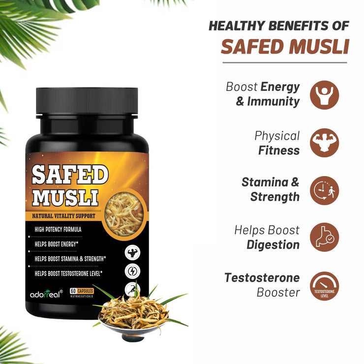 Safed Musli Extract – 60 Caps