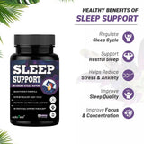 Sleep Support with Melatonin,Tagar & B6 -60 Caps — 2