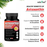 Astaxanthin 10mg (Haematococcus pluvialis microalgae) -60 Capsules — 2