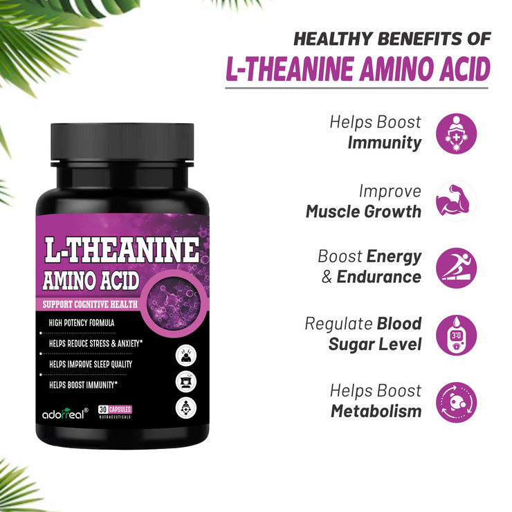 L-Theanine Amino Acid- 60 Caps