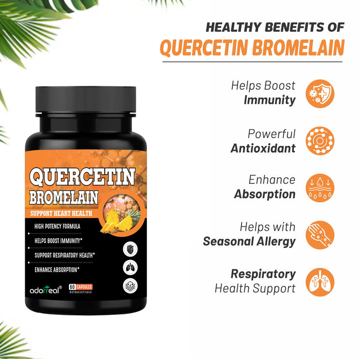Quercetin with Bromelain - 60 Caps