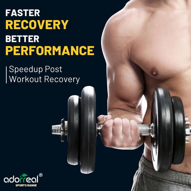 Adorreal L-Glutamine Powder 100g | Pure Micronized Amino Acid for Muscle Recovery, Gut Health & Immune Support | Unflavored, Non-GMO, Gluten-Free | Lab-Tested for Purity