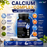 Calcium Complex with Magnesium, Vitamin D3, K2,and Zinc- 60 Capsules — 3