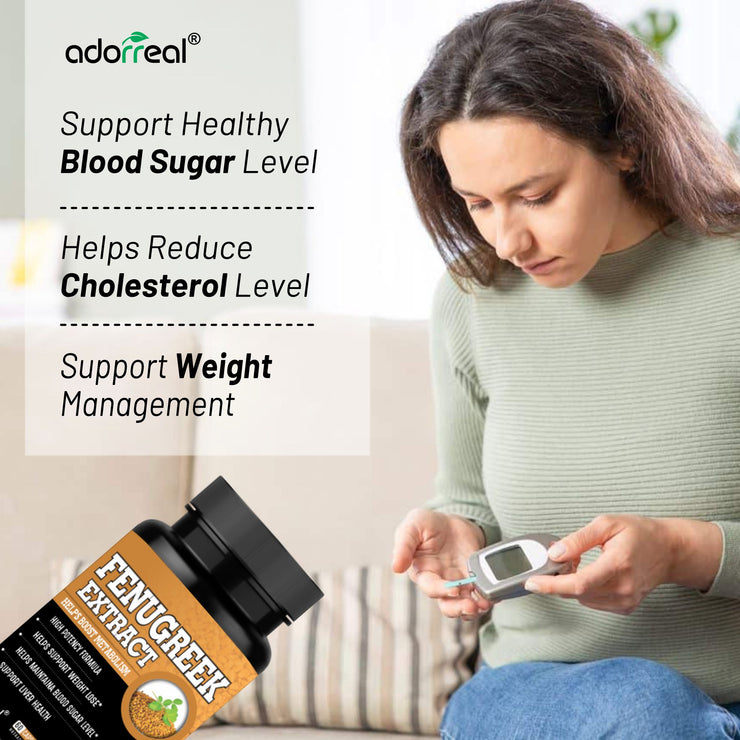 Fenugreek Extract- 60 Capsules