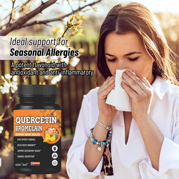 Quercetin with Bromelain - 60 Caps