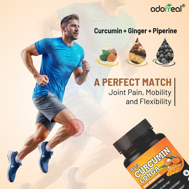 Curcumin Ginger Piperine Extract 60 caps