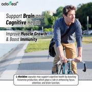 L-Histidine Amino Acid - 60 Caps