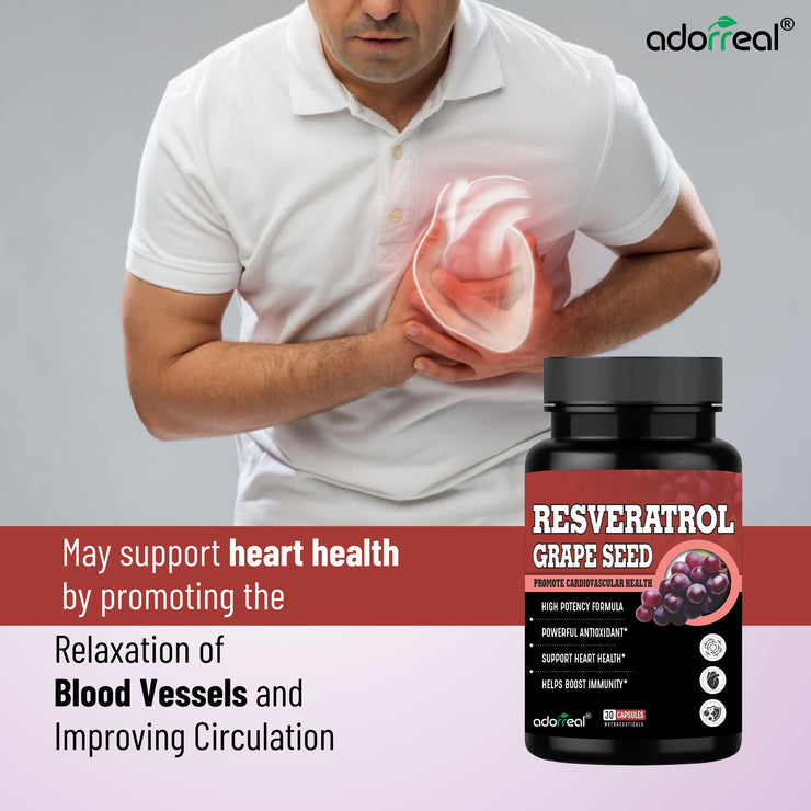 Resveratrol With Grapeseed Extract-30 Caps