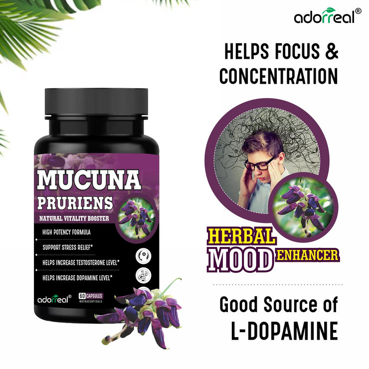 Mucuna Pruriens Kapikachhu Extract -60 Caps