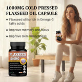 Flaxseed Oil  Omega Fatty Acid Supplement | 30 Softgels — 3