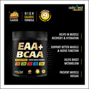 EAAs-BCAA Energy Drink for Workout | Pre/Post Workout Supplement | Recovery | Muscle Protein Synthesis | EAAs-BCAA, All 9 Essential Amino Acids  250gm