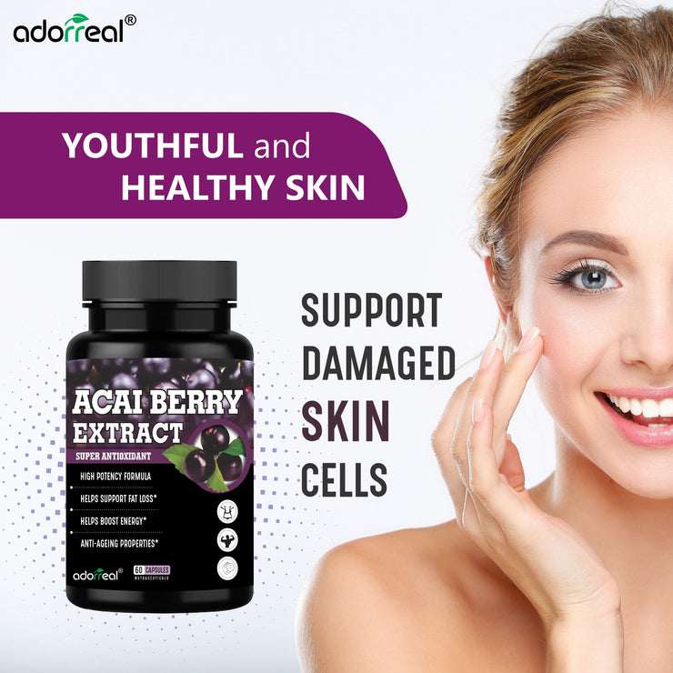 Acai Berry 600mg– 60 Veg Caps