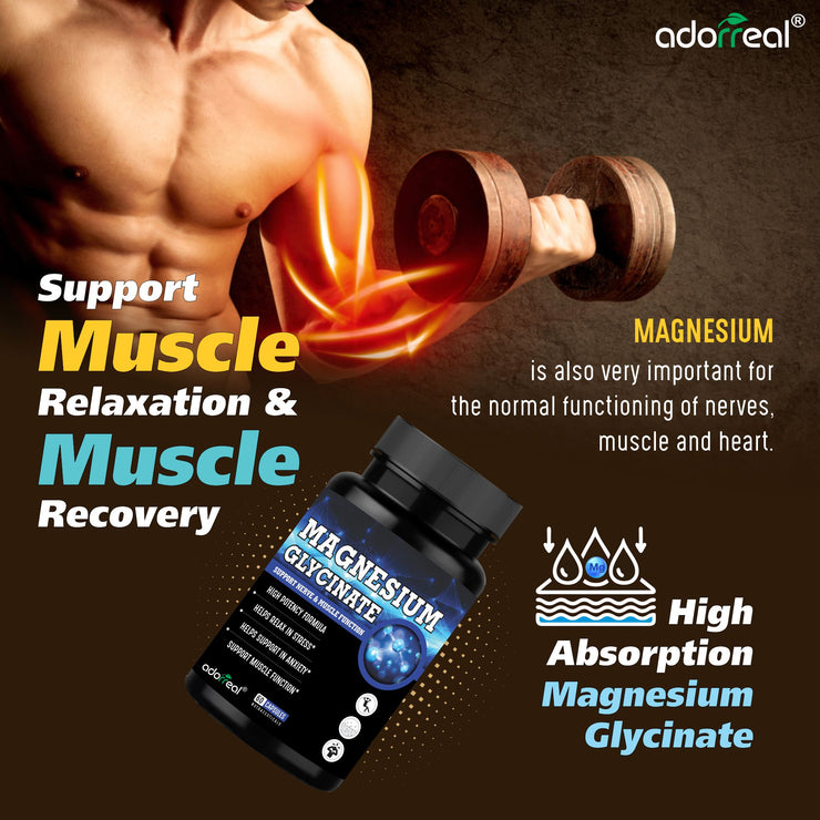 Magnesium Glycinate - 60 Capsules