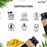 Flaxseed Oil  Omega Fatty Acid Supplement | 30 Softgels — 4
