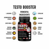 Testo Booster with Tribulus,Safed Musli, Kauch Beej, Ashwagandha,Fenugreek & Ginseng | 60 capsules — 3