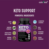 Keto Support Capsules with Green Tea, Garcinia & L-Carnitine -60 Capsules — 4