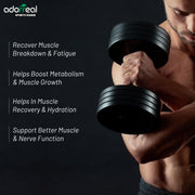 Adrreal EAA Powder 200g | Essential Amino Acids Supplement for Muscle Recovery, Endurance & Hydration | Includes BCAAs | Unflavored, Non-GMO, Gluten-Free | Lab-Tested for Purity