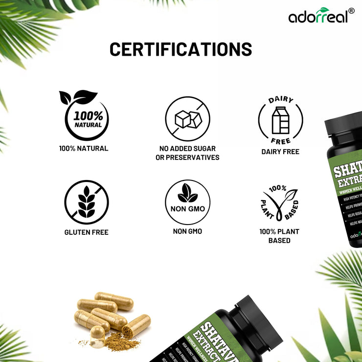 Shatavari Extract –60 Caps