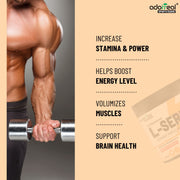 Adorreal L-Serine Powder | Pure Amino Acid Supplement | Supports Brain Health, Cognitive Function & Nerve Support | Non-GMO, Gluten-Free | 100g | Lab-Tested for Purity