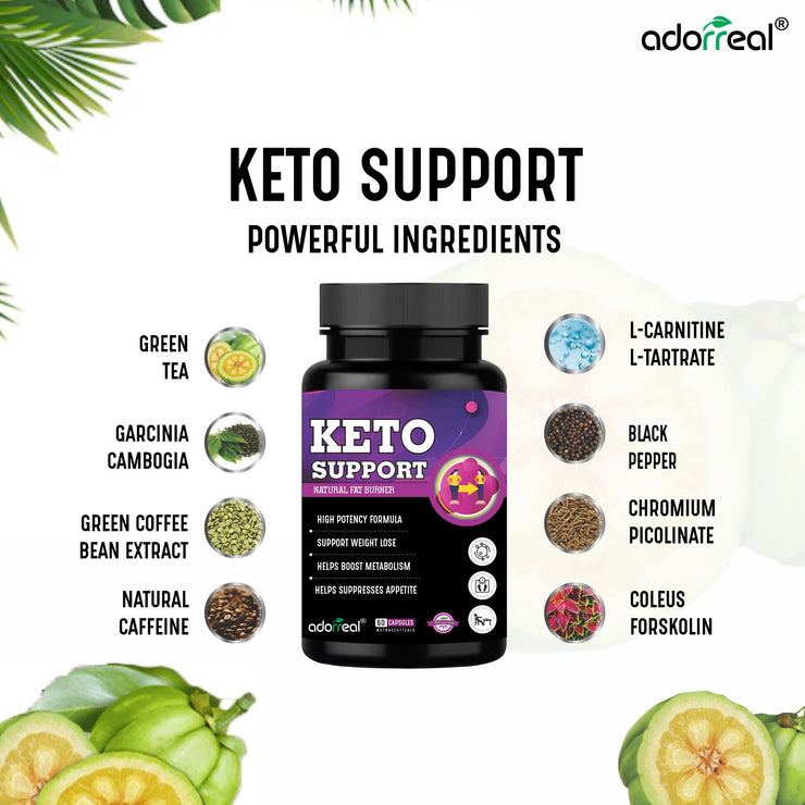 KETO Support  FAT Burner, Weight Loss -60 Capsules