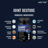 Adorreal Joint Restore with Glucosamine, Chondroitin, MSM, Boswellia, Curcumin & Hyaluronic Acid – Joint Pain Relief & Mobility Support – 60 Capsules — 3