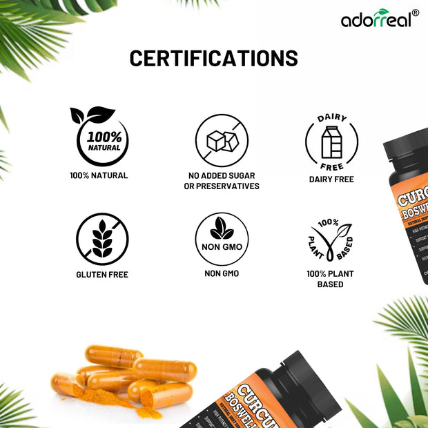 Curcumin Boswellia 60 capsules