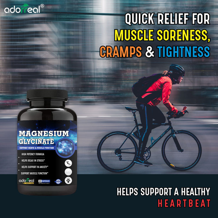 Magnesium Glycinate - 60 Capsules