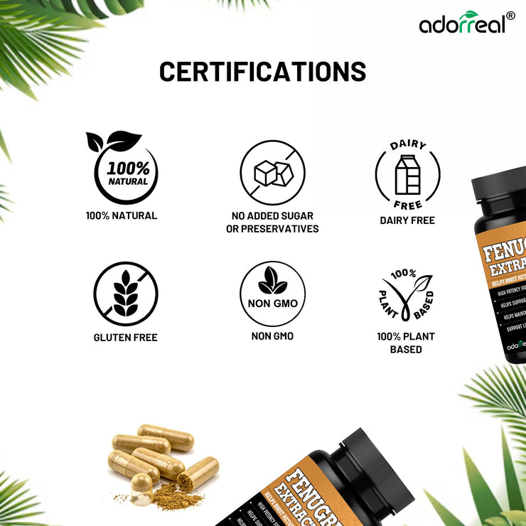 Fenugreek Extract- 60 Capsules