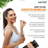 Quercetin with Bromelain - 60 Caps — 6