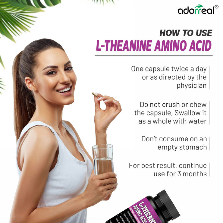 L-Theanine Amino Acid- 60 Caps