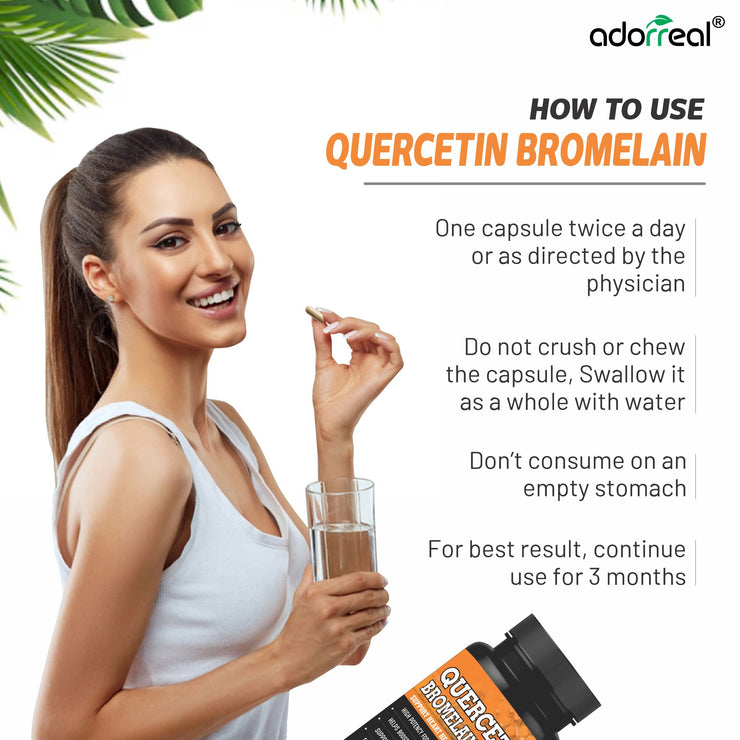 Quercetin with Bromelain - 60 Caps