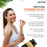 Vitamin D3 and K2 for Bone & Joint Health-60 Caps — 5